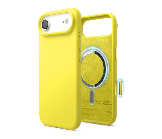 Elago Magsafe Silicon Case do iPhone 17 AIR Neon Yellow - 1360534 - zdjęcie